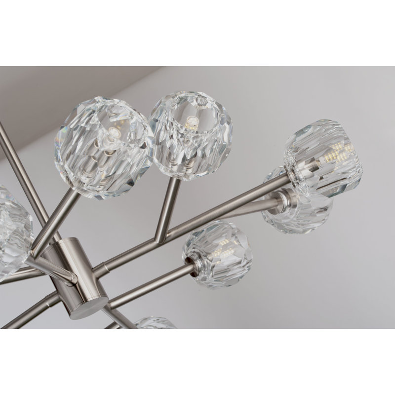 Misner 12 - Light Sputnik Chandelier, Silver