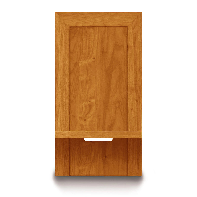 Moduluxe Solid Wood Nightstand, 35" H x 18.5" W x 18" D, Autumn Cherry