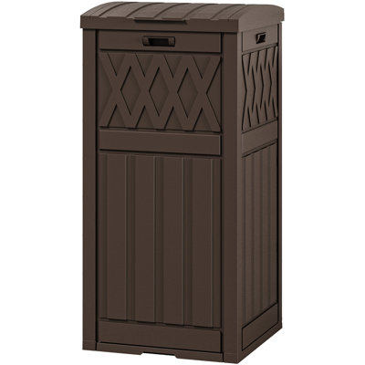 Balconera 16'' W 31 Gallons Water Resistant Resin Deck Box
