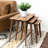 Ensemble de tables basses 3 pièces Beauton