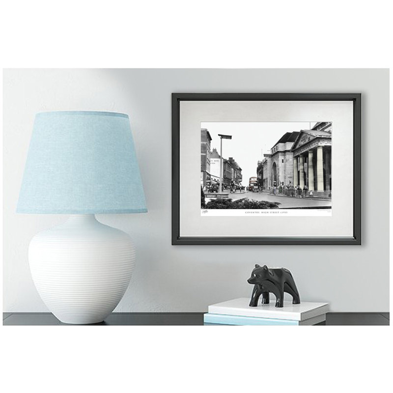 Coventry, High Street C1955 - Single Picture Frame Print, 28cm H x 36cm W x 2.3cm D