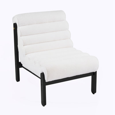Accent Chair with  Solid Wood Frame