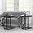 Camillie C Shaped End Table TV Tray Set-117726281