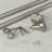 Ella Curtain Rod for Windows, Adjustable, 72" to 144", Nickel-73338315