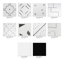 Carrelage mural et de plancher en porcelaine mat 7,9 po x 7,9 po Kenzo-88025580