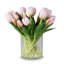 Silk Tulip Arrangement In Vase-198773888-198773903
