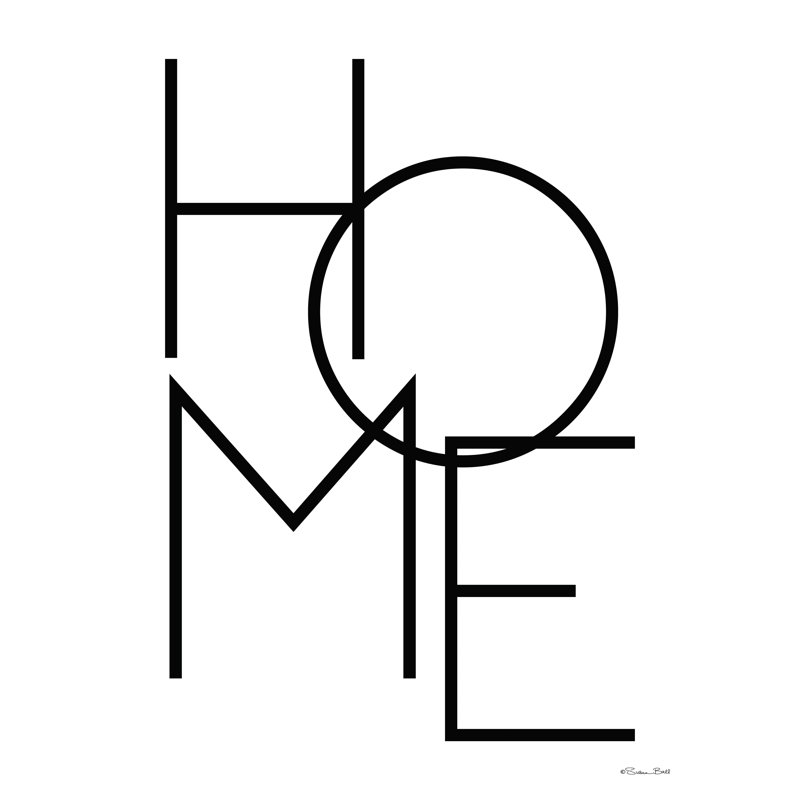 Home - Art textuel sur toile tendue, H 16 po x l 12 po