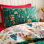 Christmas Fairground Cotton Duvet Cover Set-116641819