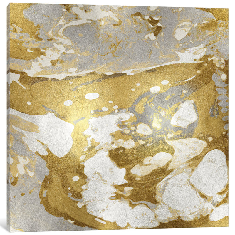 «Marbleized», reproduction sur toile, H 12 po x l 12 po x P 0,75 po, Toile tendue, Pas de tapis