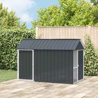 Cage à oiseaux vidaXL anthracite 84,65 x 44,09 x 55,51 po