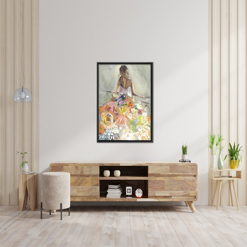 Nature Inspired Blossom Reverie: The Enigmatic Backdrop, 40" H x 30" W
