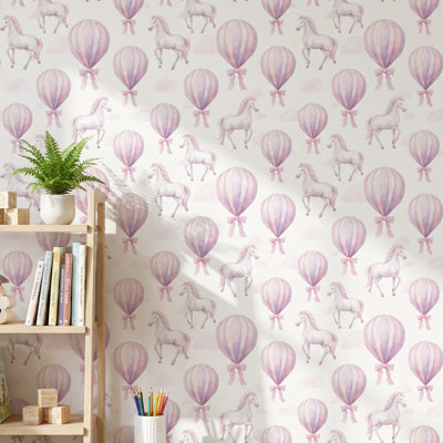 Papier peint fantaisie fantaisiste pastel amovible