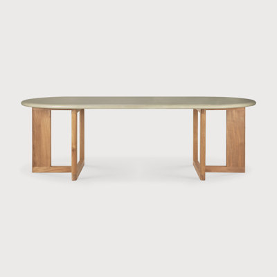 Trestle Outdoor Teak Dining Table