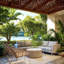 Albarn 35'' Stone Outdoor Coffee Table