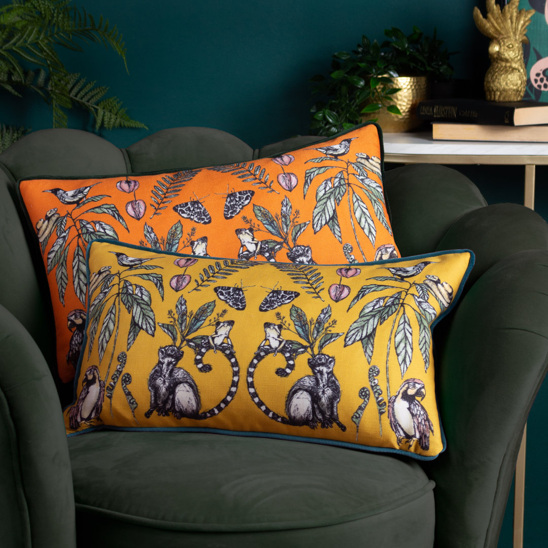 Rectangular Lumbar Cushion with Filling