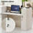 Gradon Rectangle Synthetic Laminate Reception Desk with Filing Cabinet