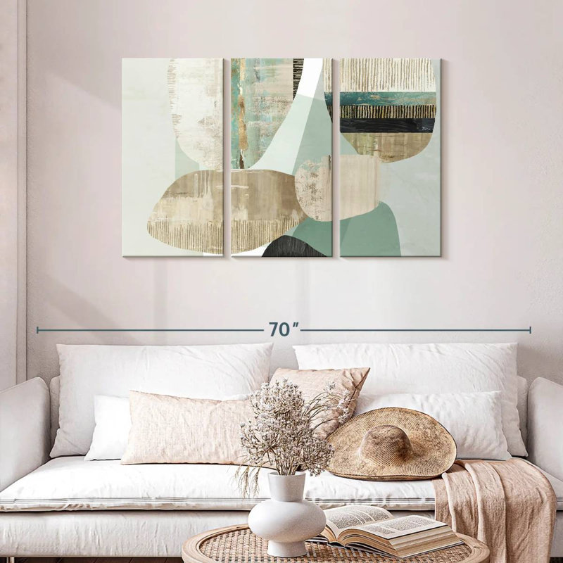 Avery Mixed Celadon, 28" H x 45" W