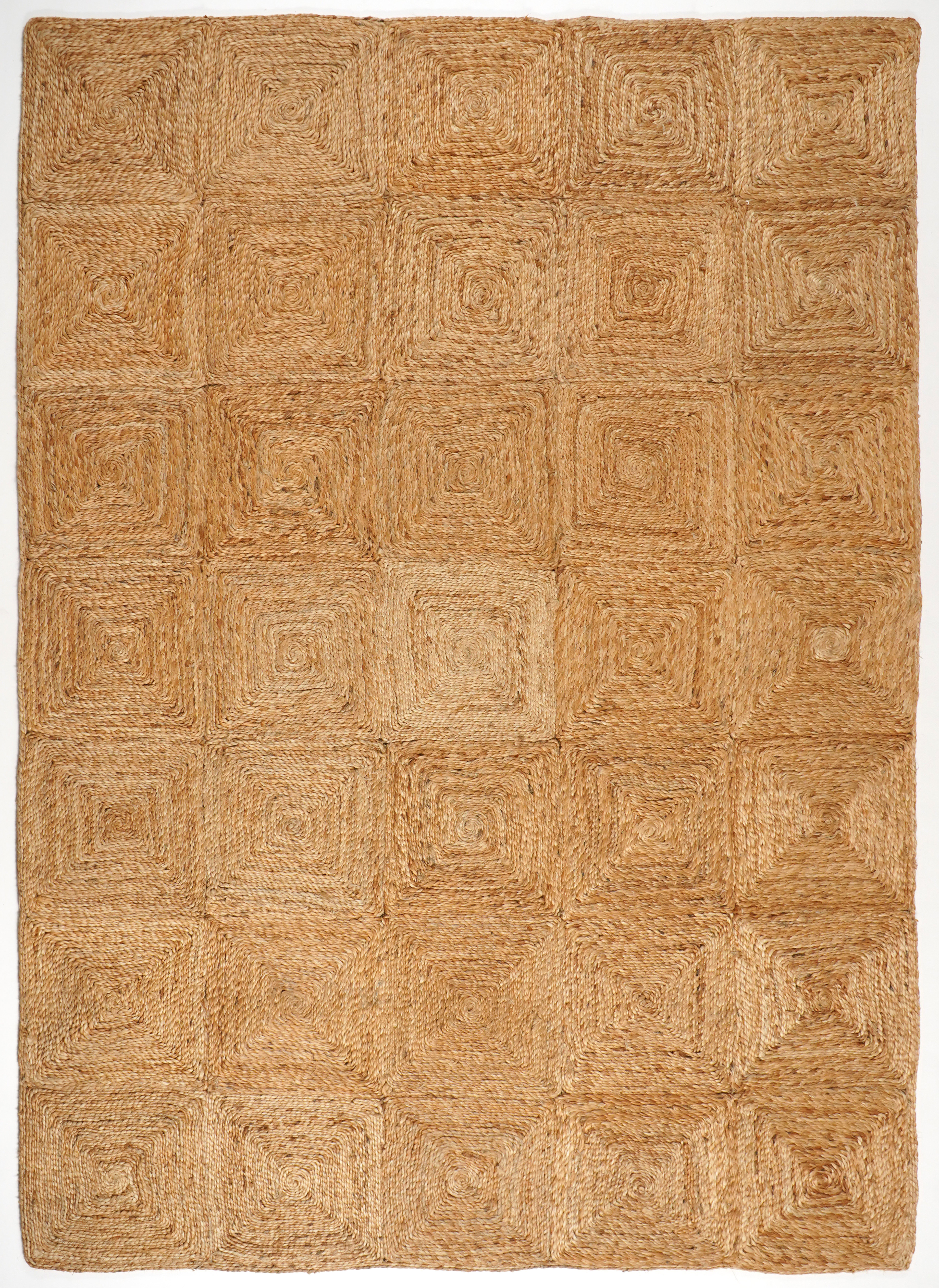 Ivy Bronx Carey Tactile Coiled Jute Hand Woven Area Rug - Striking ...