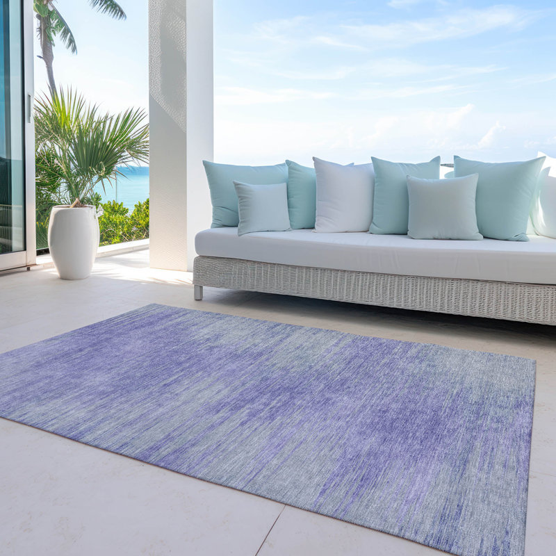  Tapis de porte d'extérieur antidérapant Malchow, Rectangle 5 pi x 7 pi 6 po