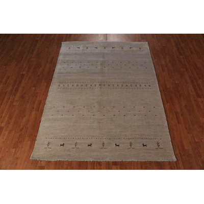 Tribal Gabbeh Oriental Area Rug 6x8