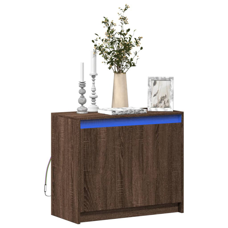 Shandale 72cm Sideboard, Brown Oak