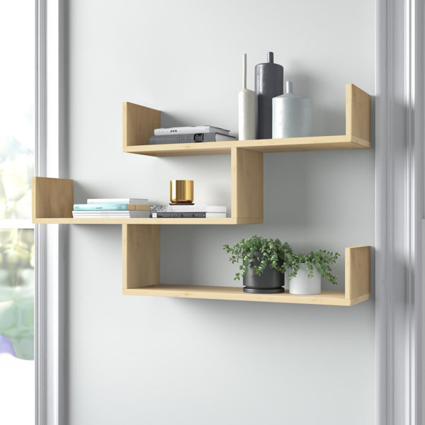 Vincenzo 3 Piece Wall Shelf Three Posts