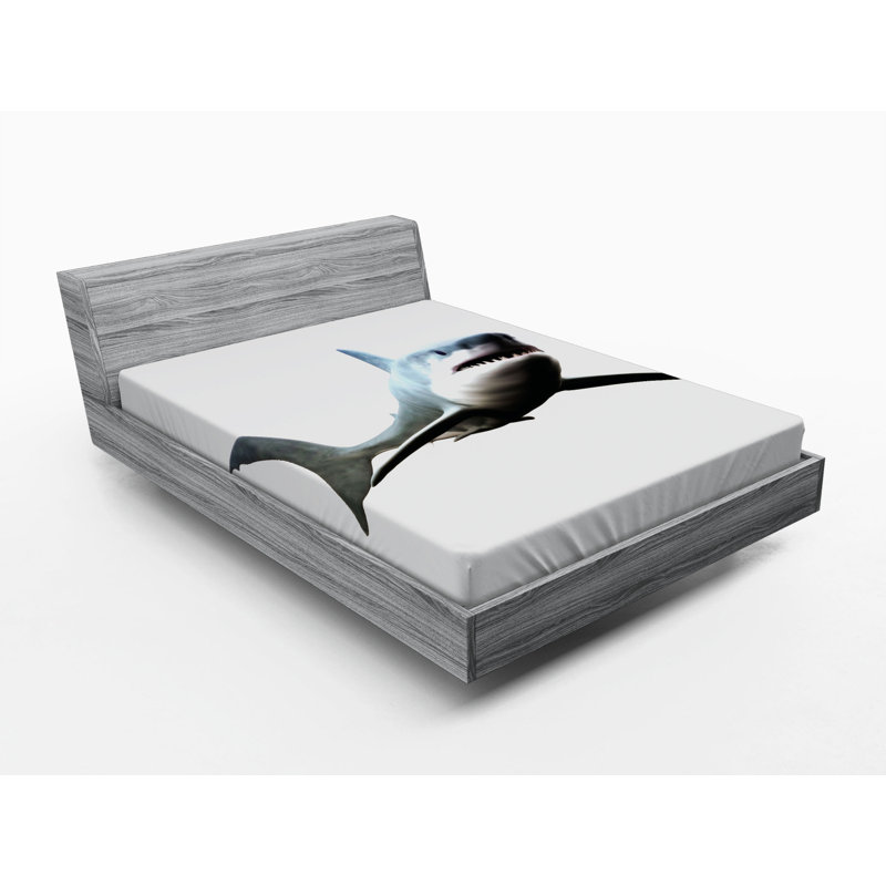 Shark Microfiber Fitted Sheet, Full/Double Fitted Sheet
