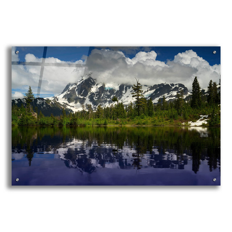 «Head In The Clouds» par Rick Berk, art mural en verre acrylique, H 24 po x l 36 po x P 0,2 po