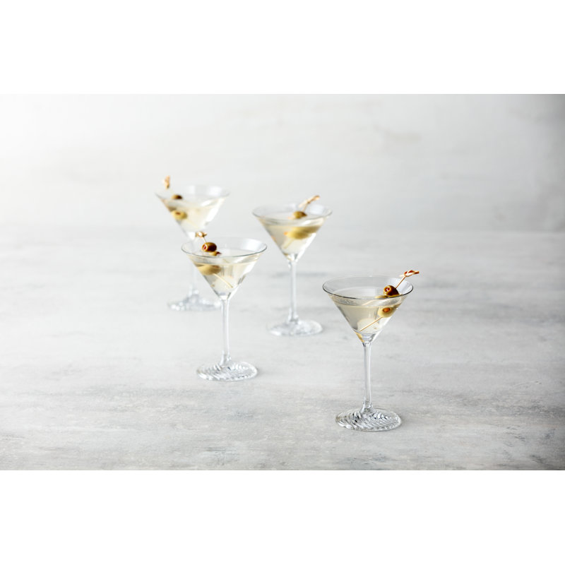 5.6oz. Crystal Martini Glass Set