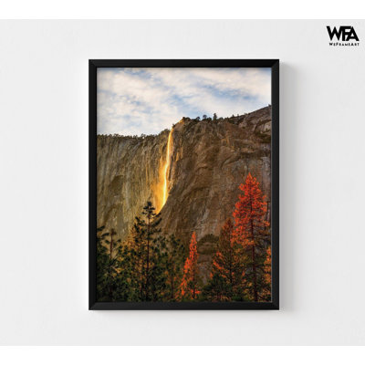 Rocky Mountain Photography Prints, Framed Forest Prints, Forest Waterfall Wall Art, Large Nature Poster Prints, Minimal Landscape Prints