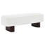 Banc rembourré en bois VelvLoft
