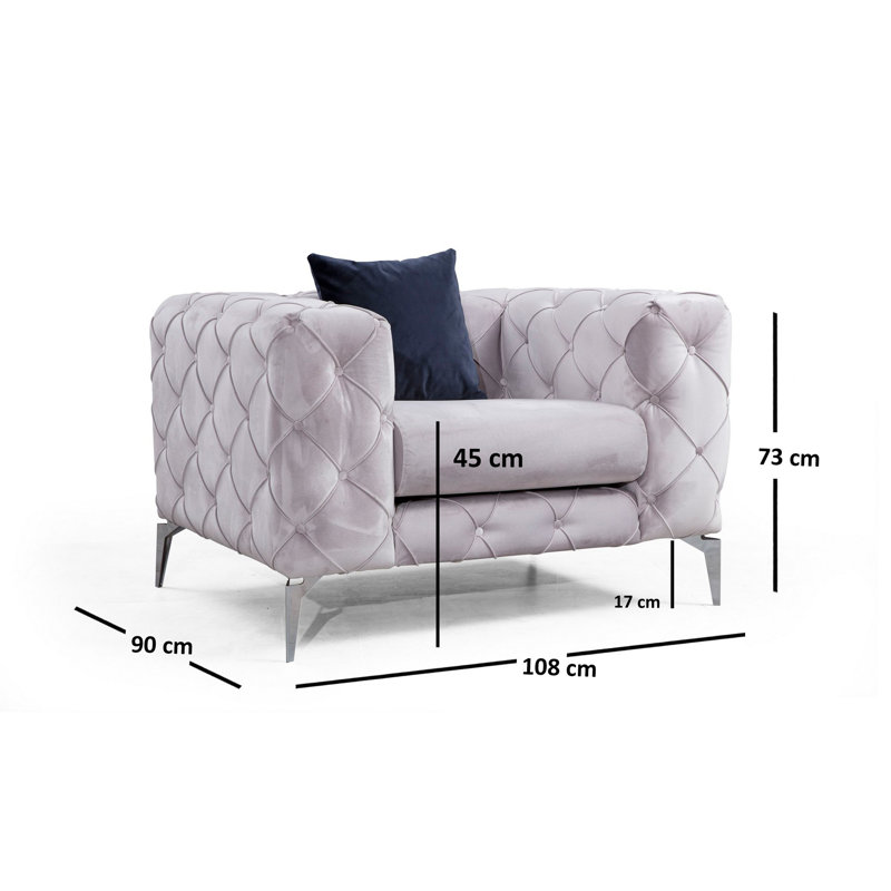 Fauteuil l 35,43 po Myrtle