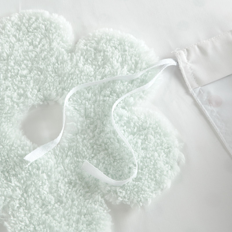 Ensemble de housse de couette en chenille capitonnée réversible Gracie, Housse de couette double / grand + 2 taies décora