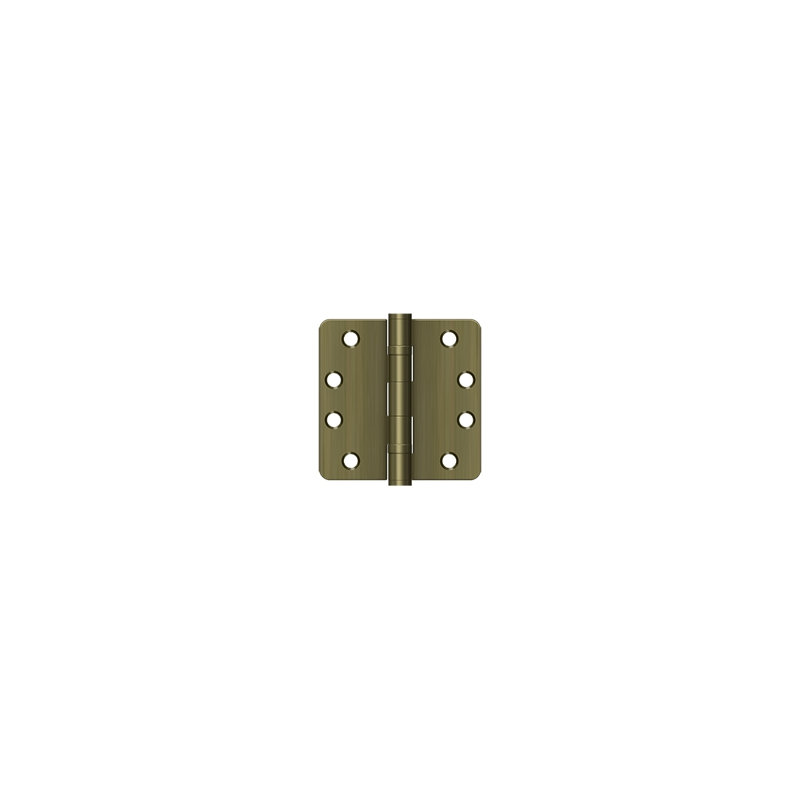 102'' x 102'' Steel Butt Bearing Hinge, Antique Brass