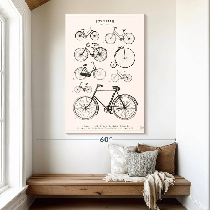 Mehar Bicyclettes, 51" H x 34" W