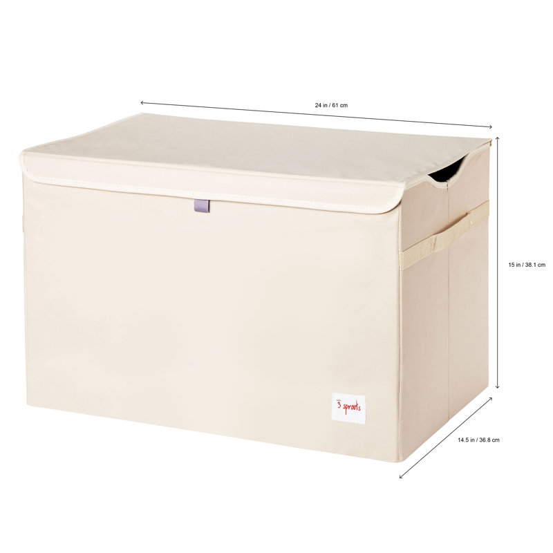 3 Sprouts  - Toy Chest Storage Box for Kids Playroom, Llama