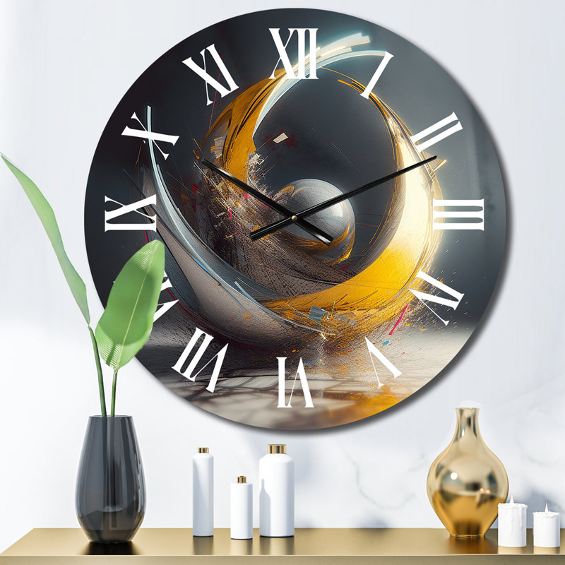 Metal Wall Clock, Small
