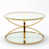 Clear Top/Gold Base