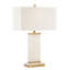 Frederick Cooper 27.5" Gold/Natural White Table Lamp