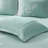 Oversized Cotton Jacquard Comforter Set Aqua King-119237136