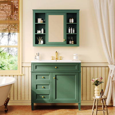Meuble-lavabo simple, meuble-lavabo avec armoire de rangement