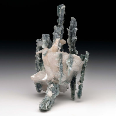 Heulandite avec stalactites calcédoine