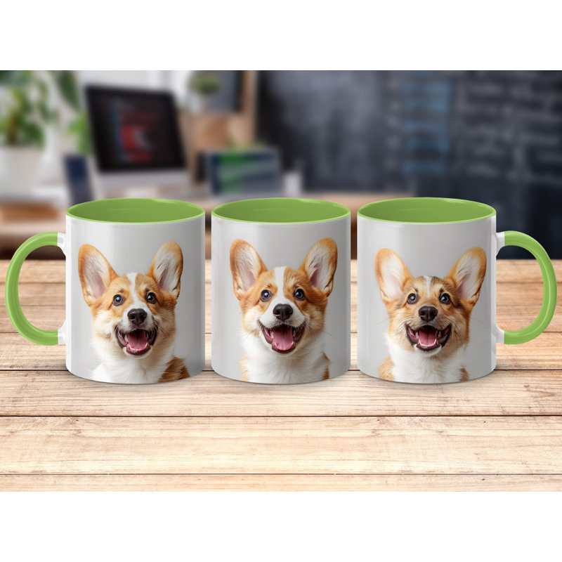 Mug, 3, Light Green