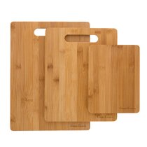 Stylish 18 inch Over the Sink Bamboo Cutting Board with 1 Collapsible  Container