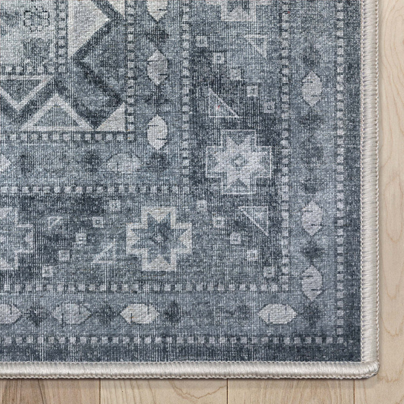 Tapis tissé à plat Kehr, Rectangle 7 pi 7 po x 9 pi 10 po