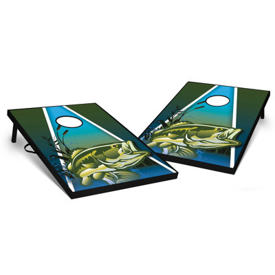 2' X 3' Fish Tailgate Size Cornhole Set -  Skip's Garage, CHAJ2x3WF-085