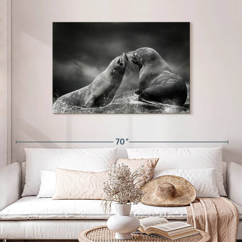 Brampt Seal Love, 30" H x 45" W