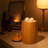 Natural Bamboo Cotton Swab Holder Rustic Barrel-Shaped Storage Jar for Cotton Balls Cotton Swabs Bathroom Essentials Eco-Friendly and Stylish Vanity Organizer