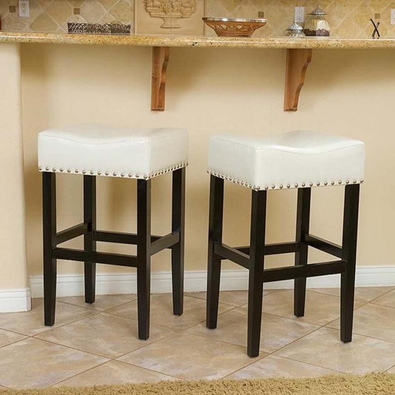 Tabouret de comptoir en similicuir