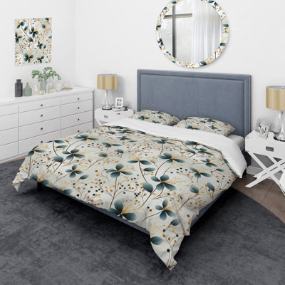 Ensemble de housse de couette Minimalist Botanics I - Plants